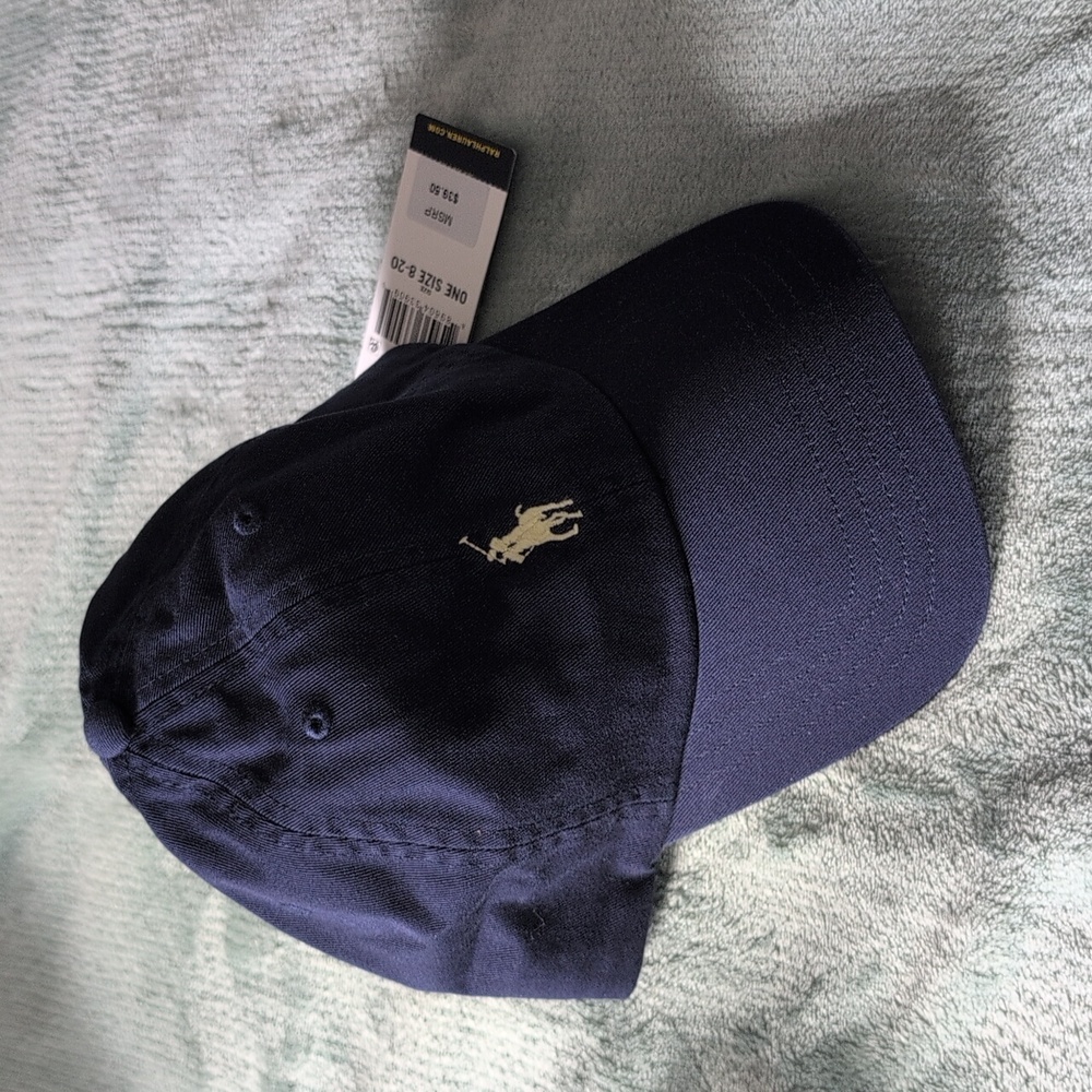 NWT Ralph Lauren Navy Blue Polo Cap